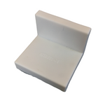 Schranksicherung mit weißer Abdeckung verzinkt