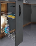 Flaschenhalter mit Dämpfungssystem 200 mm Verchromt Stahl