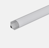 ALUMINIUM PROFILE FOR LED FLEXIBLE STRIP, ANGULAR, 2M