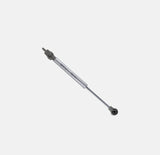 Gasdruckfeder 80 N mit integriertem Türdämpfer, weiß